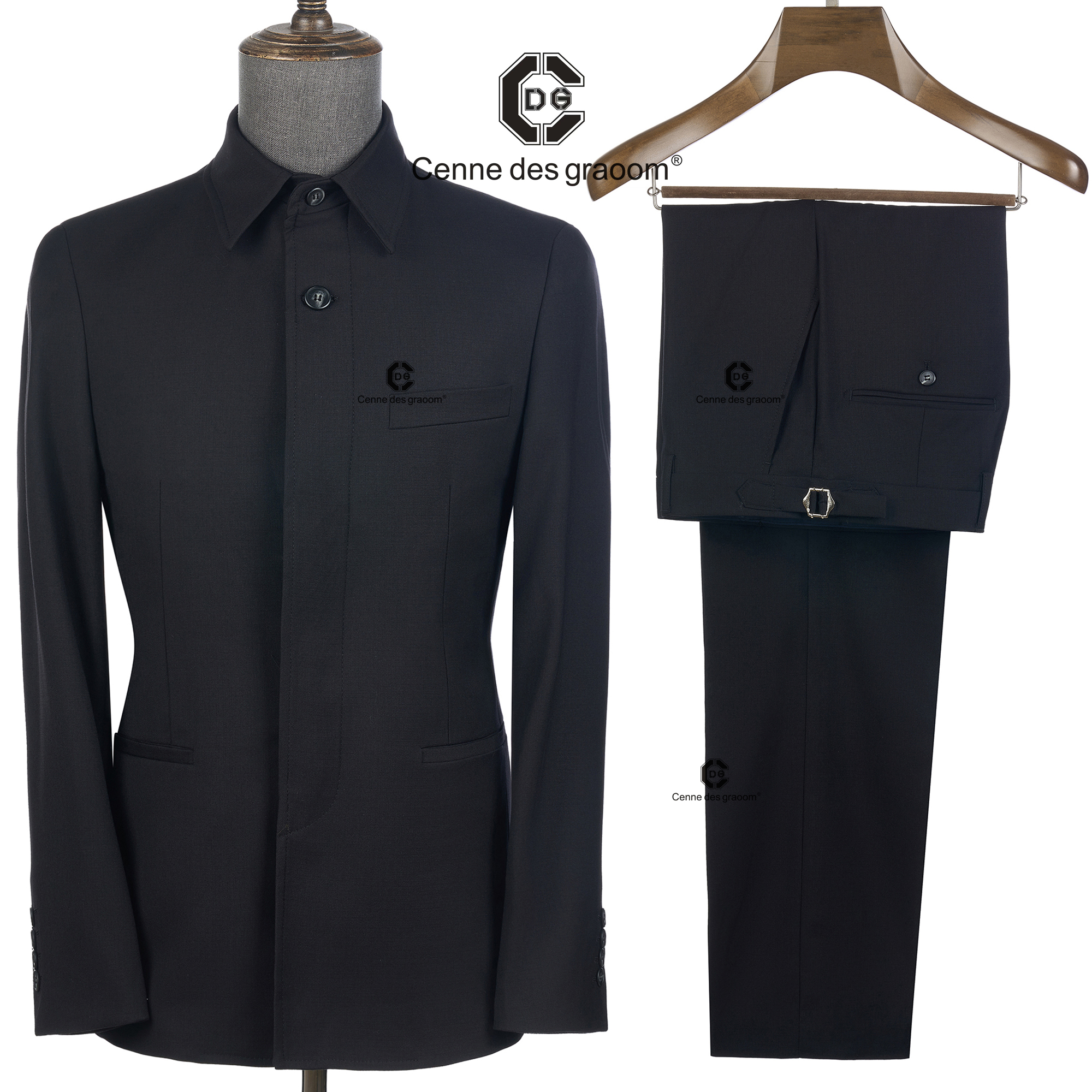 Formal Wear For Men Black Suit - Cenne Des Graoom 2025 New Black