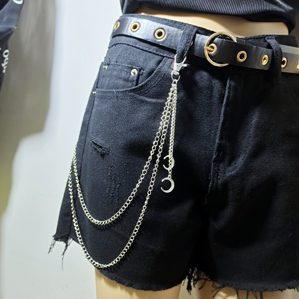Men'S Gothic Formal Wear - Gothic Punk Street Keychains Chain Skull