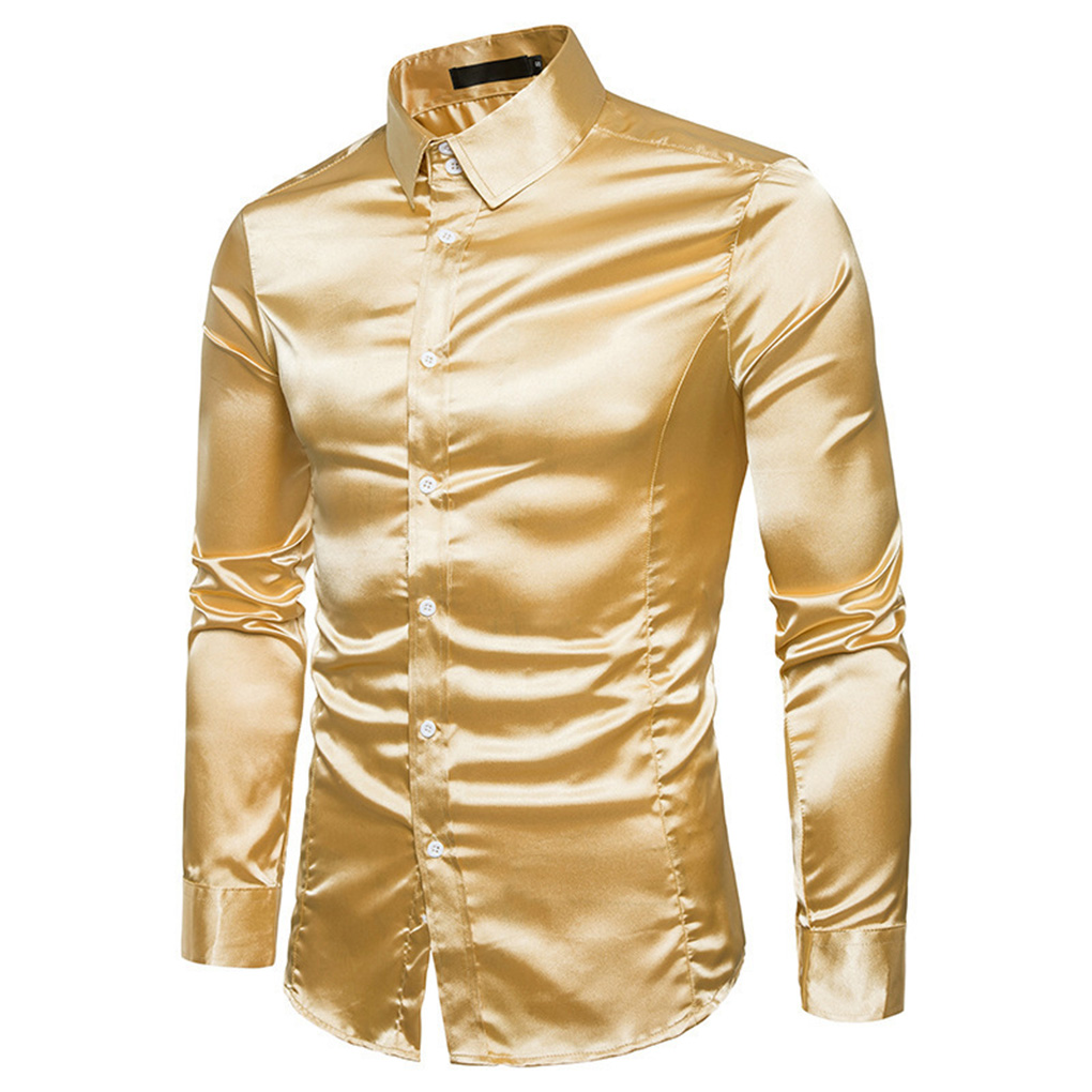 Mens Formal Look - Casual Work Shirt With Shirt Collar