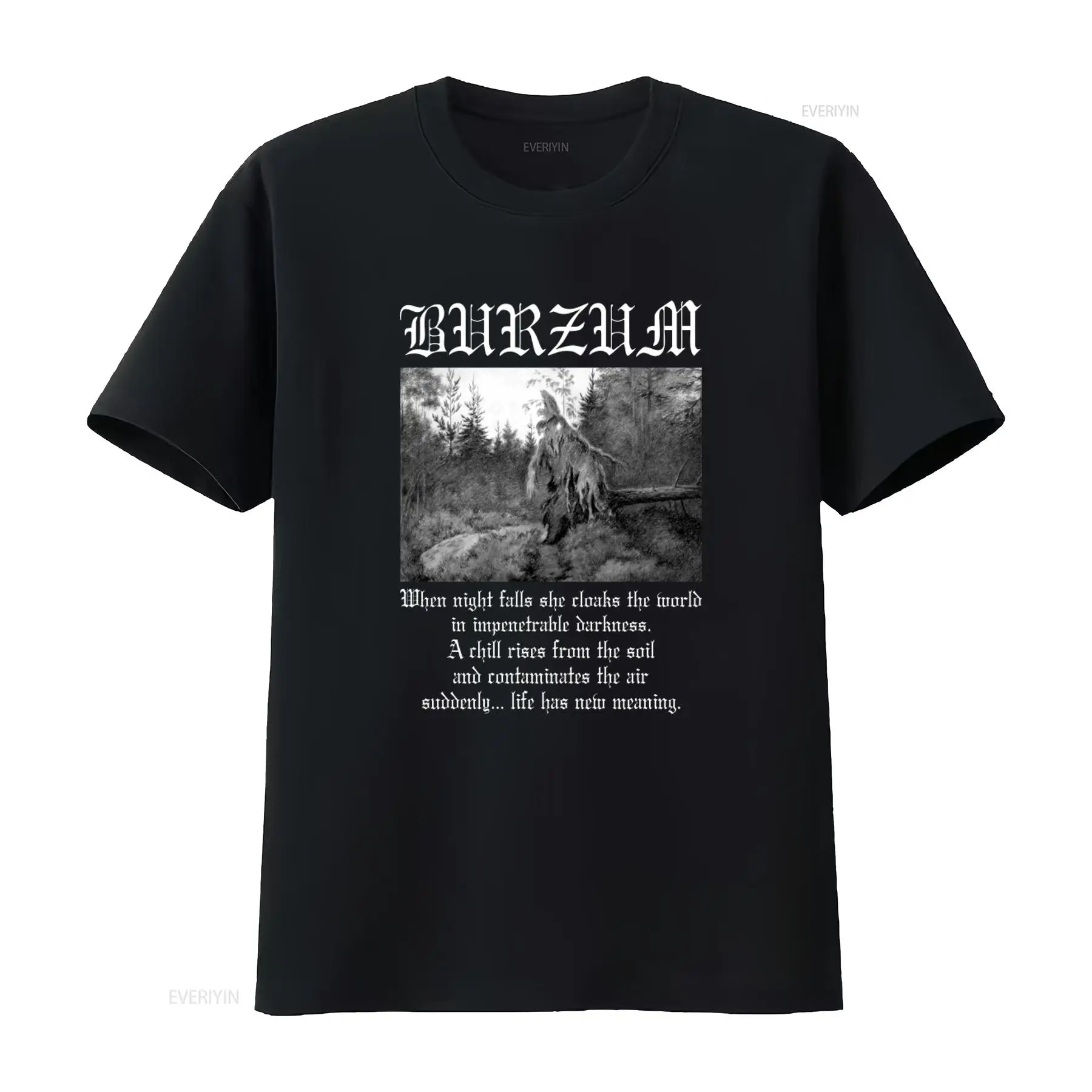 Men'S Gothic Formal Wear - BURZUM Filosofem Black T Shirt Gothic