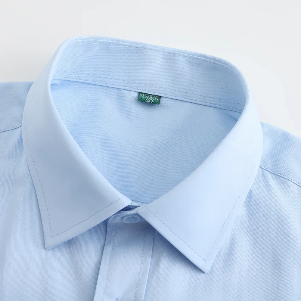 Men Formal Office Wear Shirts - Classic Design Men's Formal Solid Color