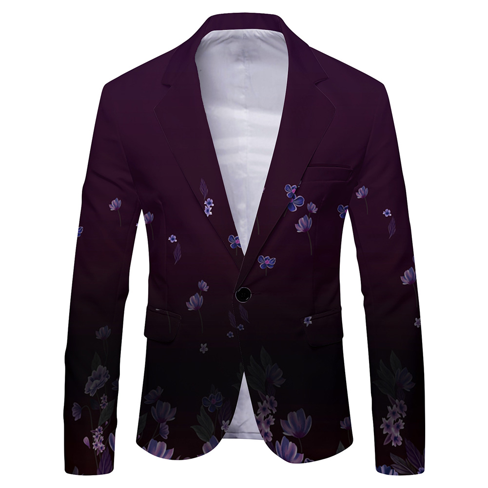 Men\'s Fashionable Printed Bla - Mens Formal Look recensie en prijs