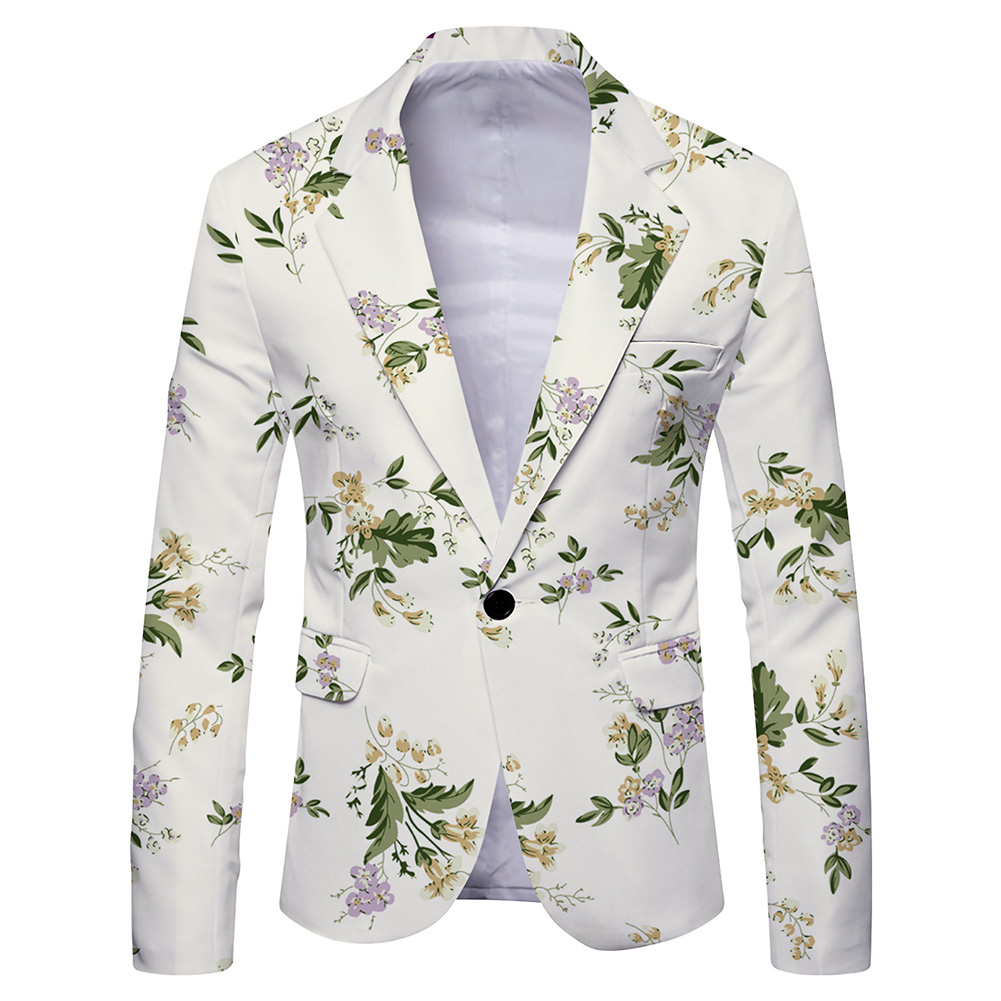 Men\'s Fashionable Printed Bla - Mens Formal Look recensie en prijs