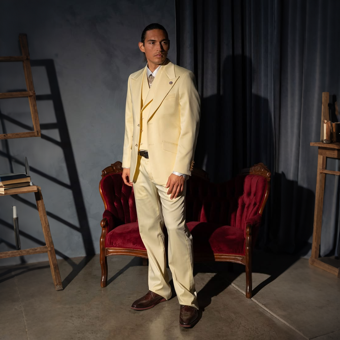 Formal Men's Cream 3Piece Suit - Men Formal Wear Jacket recensie en prijs