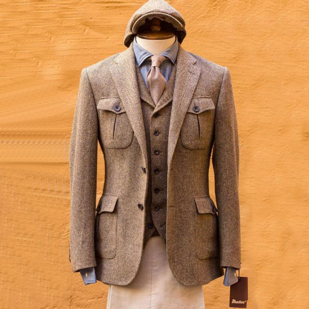 Men's Herringbone Suit Best We - Mens Formal Look recensie en prijs