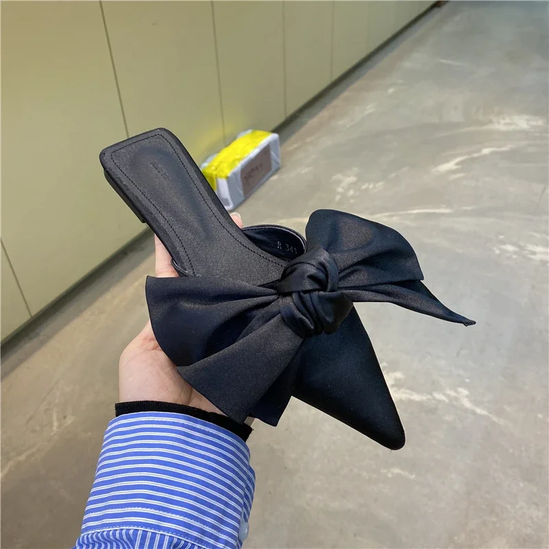 Women Sandals Oversize Bowtie  - Satin Bow Tie recensie en prijs