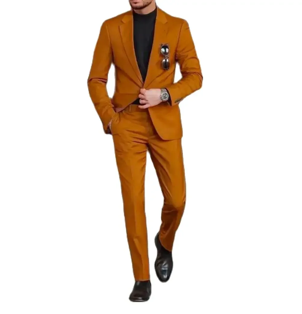 Blue/Green/Champagne Notch Lap - Men Formal Wear Green recensie en prijs