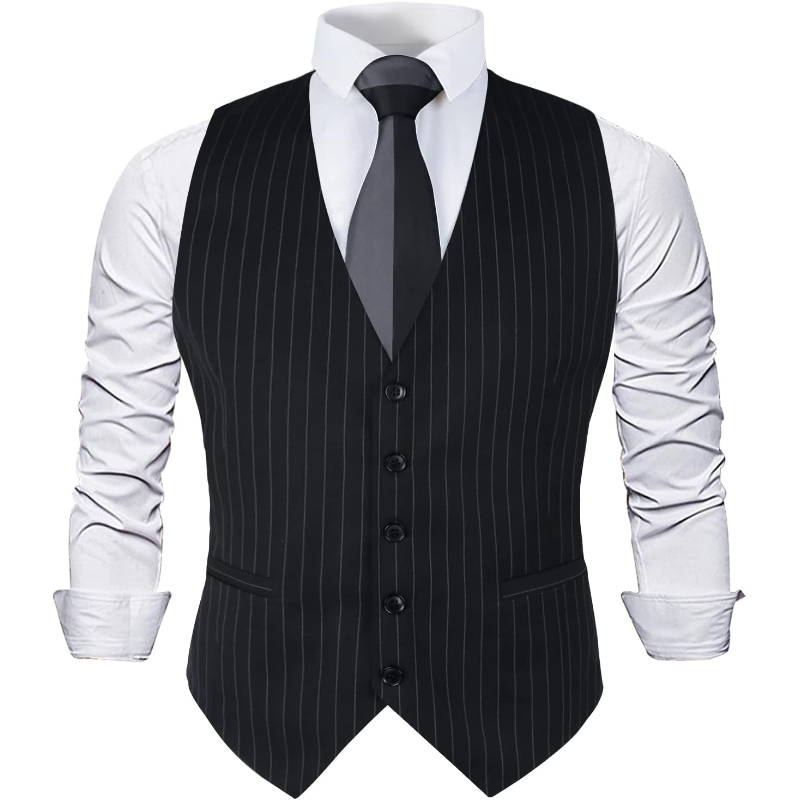Mens Pinstripe Business Suit V - Men Formal Wear For Wedding recensie en prijs