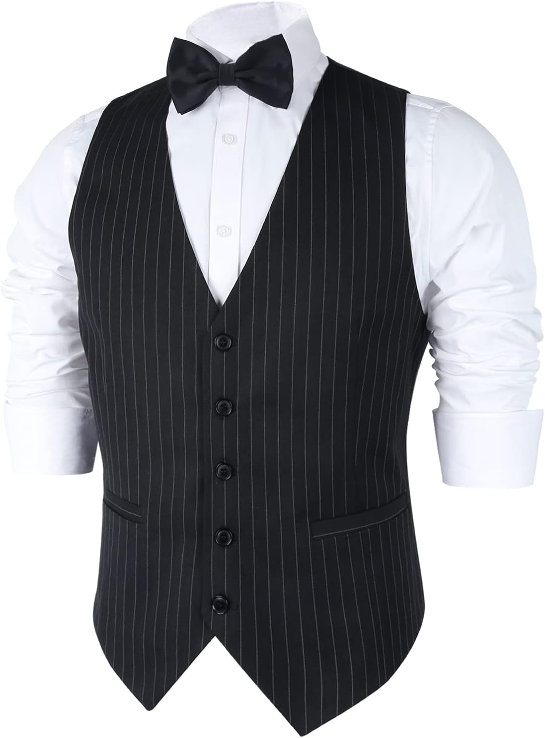 Mens Pinstripe Business Suit V - Men Formal Wear For Wedding recensie en prijs