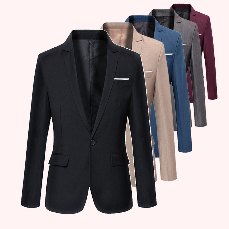 Suit Coat Men Solid Color Slim - Men'S Formal Wear For Marriage recensie en prijs