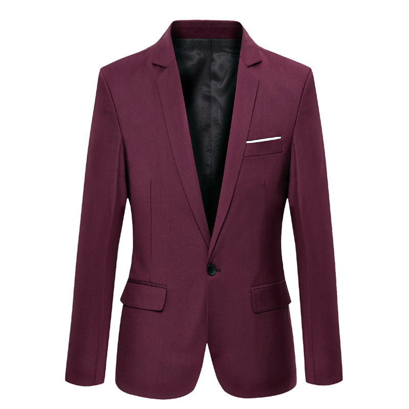 Suit Coat Men Solid Color Slim - Men'S Formal Wear For Marriage recensie en prijs