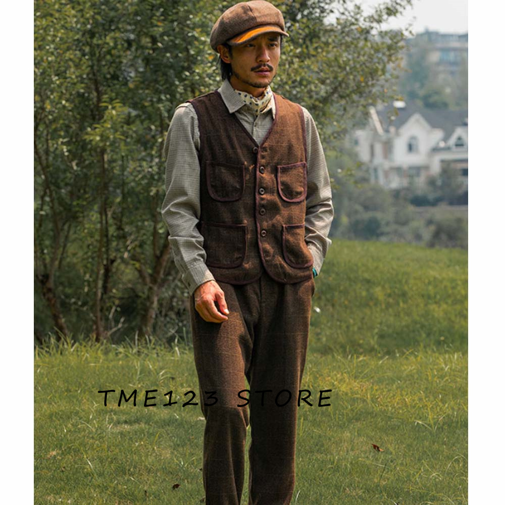 Men's Woolen V-Neck Single Bre - Men'S Gothic Formal Wear recensie en prijs