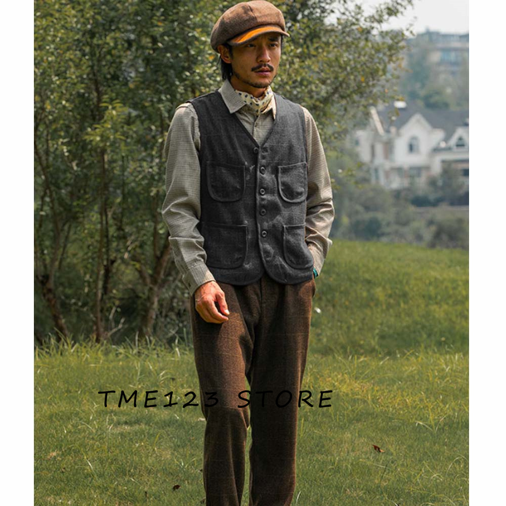 Men's Woolen V-Neck Single Bre - Men'S Gothic Formal Wear recensie en prijs