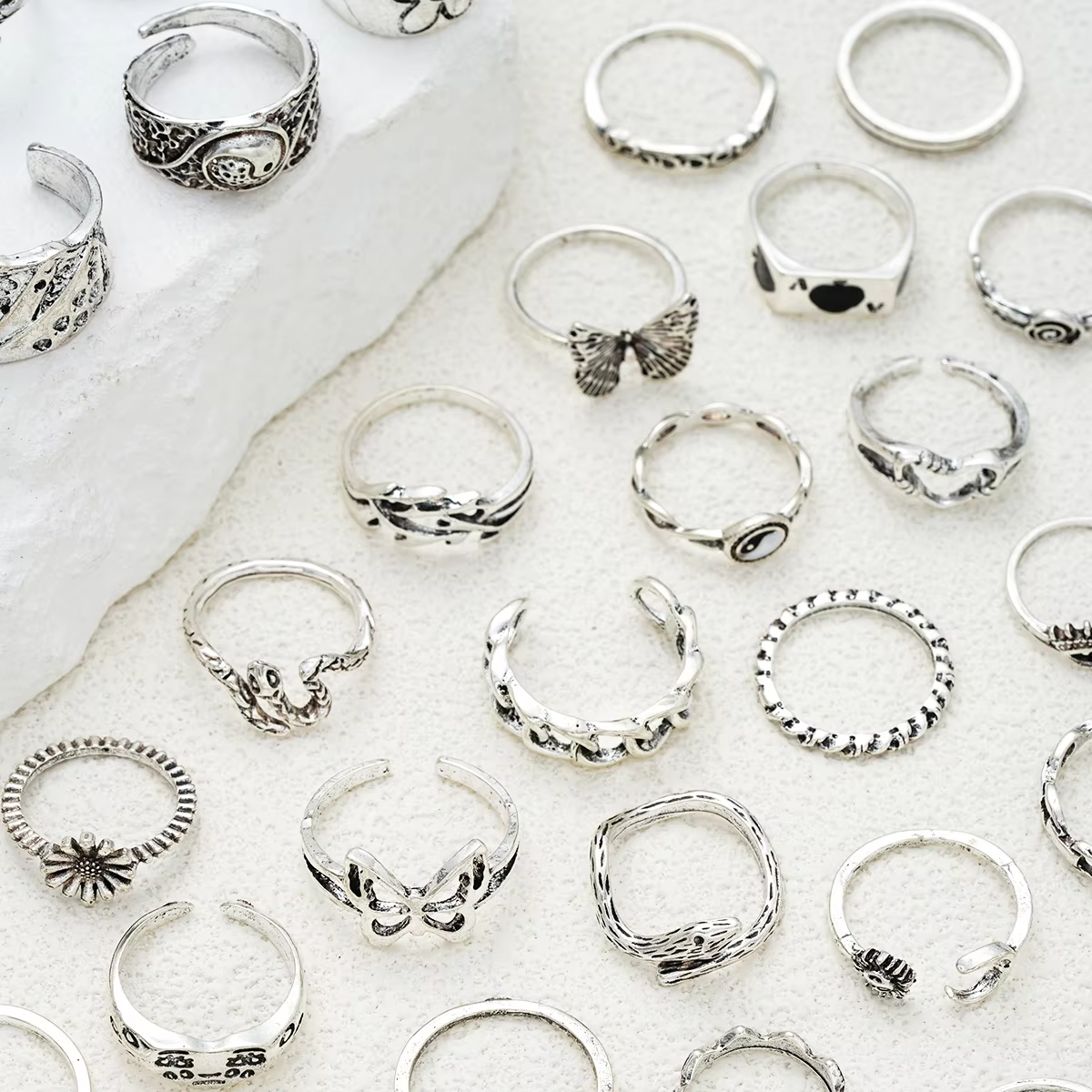 51 Pcs Punk Ring Set For Women - Men'S Gothic Formal Wear recensie en prijs