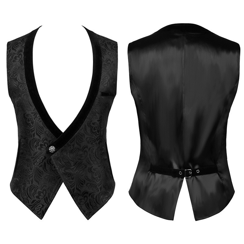 Mens Gothic Frock Vest Medieva - Men'S Gothic Formal Wear recensie en prijs