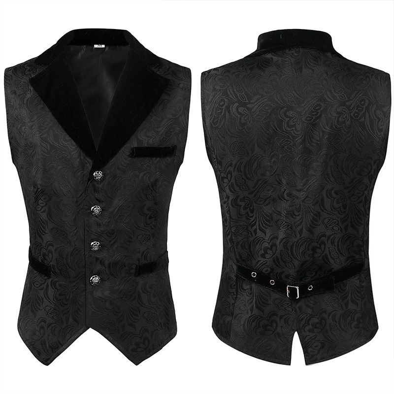 Mens Gothic Frock Vest Medieva - Men'S Gothic Formal Wear recensie en prijs