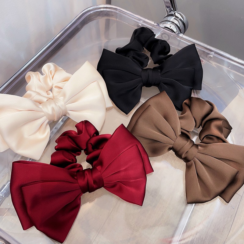 1/2/3/4pcs Satin Large Bow Pon - Satin Bow Tie recensie en prijs