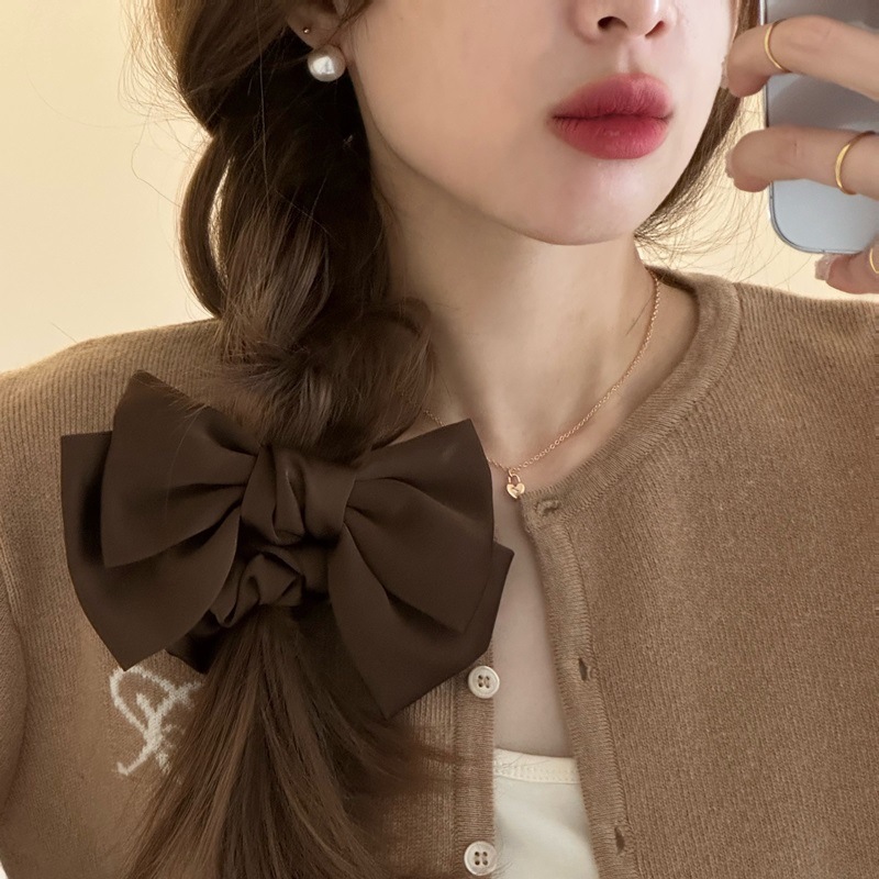 1/2/3/4pcs Satin Large Bow Pon - Satin Bow Tie recensie en prijs