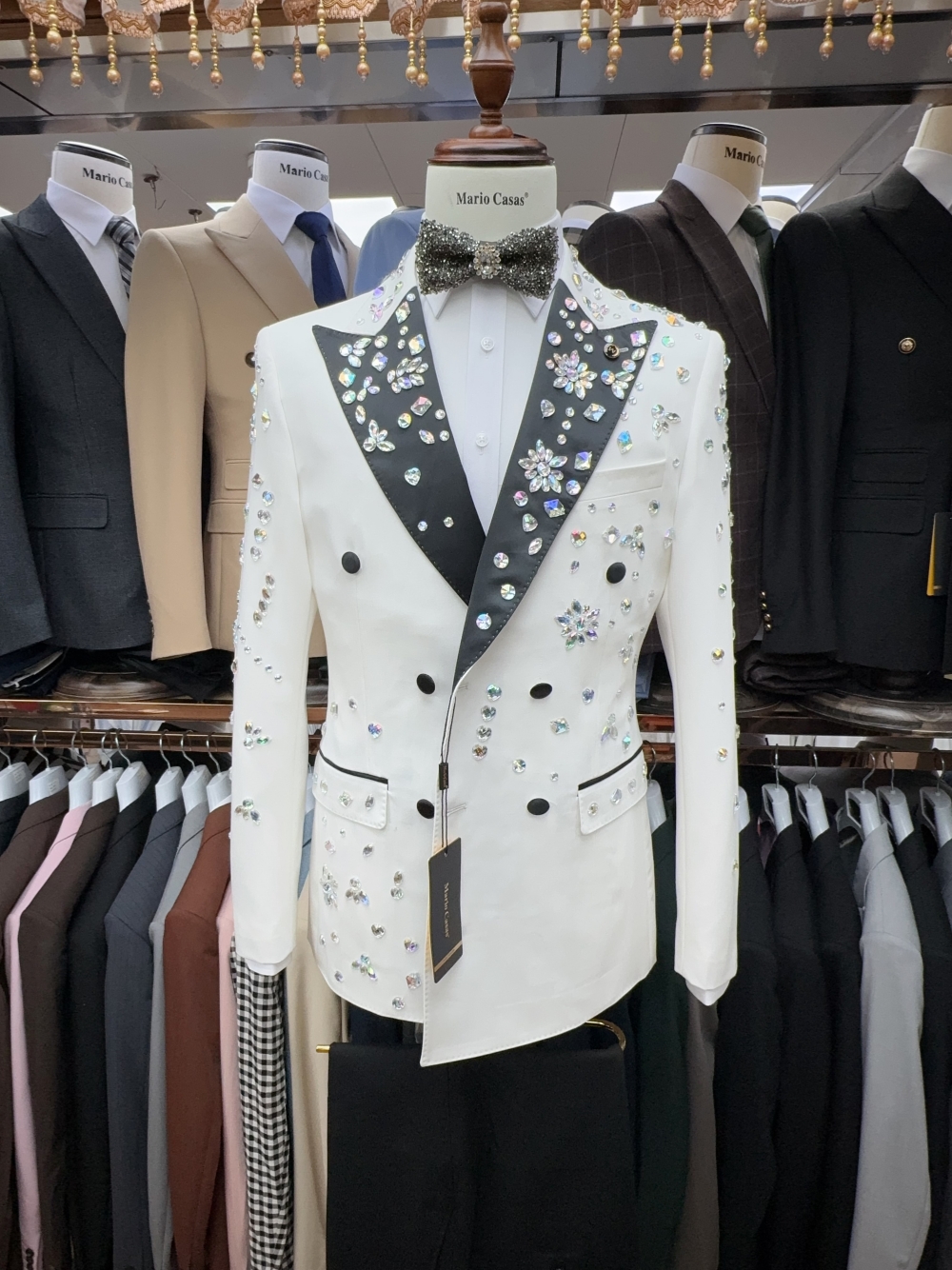 2025 Sparkly In Stock Crystals - Men Formal Wear Jacket recensie en prijs