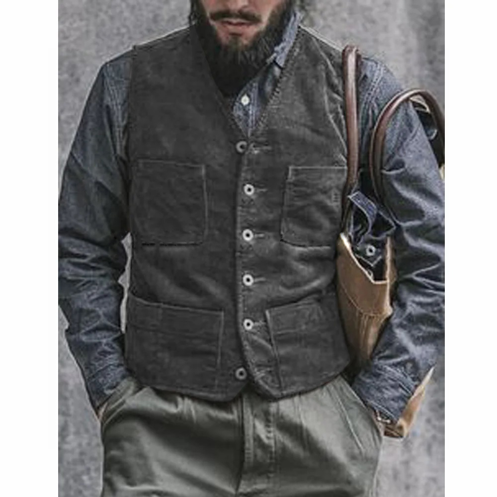 Corduroy Male Vest Suit for Me - Men'S Gothic Formal Wear recensie en prijs