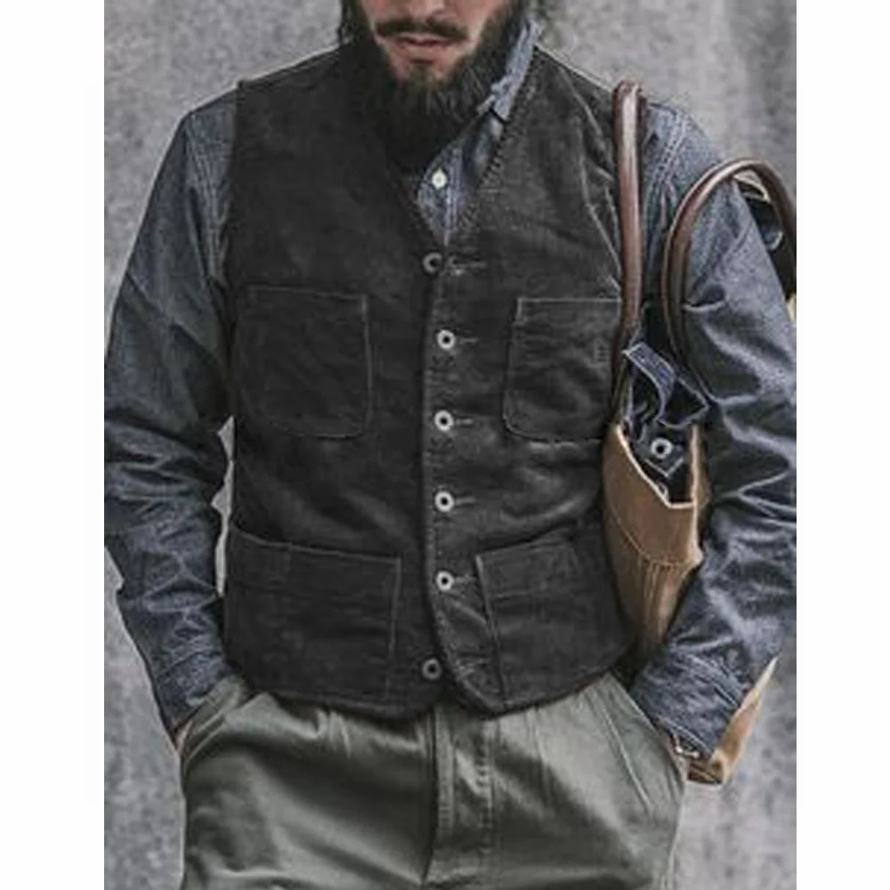 Corduroy Male Vest Suit for Me - Men'S Gothic Formal Wear recensie en prijs