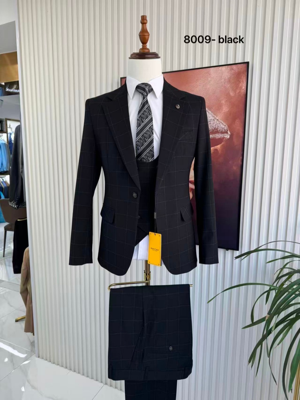 Men's Plaid Tuxedo 3 Pieces Ja - Men Formal Wear Jacket recensie en prijs