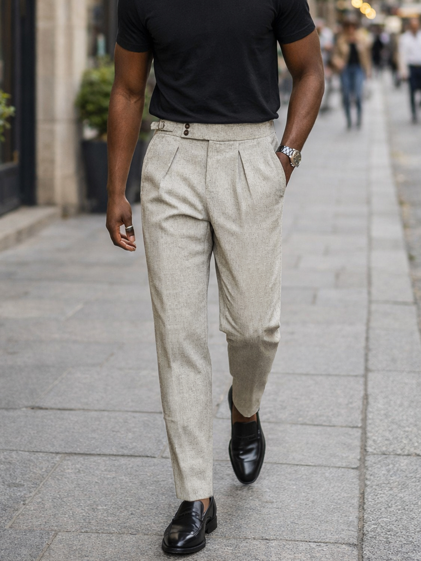 2026 Summer Linen Solid Color  - Men Formal Wear Without Suit recensie en prijs