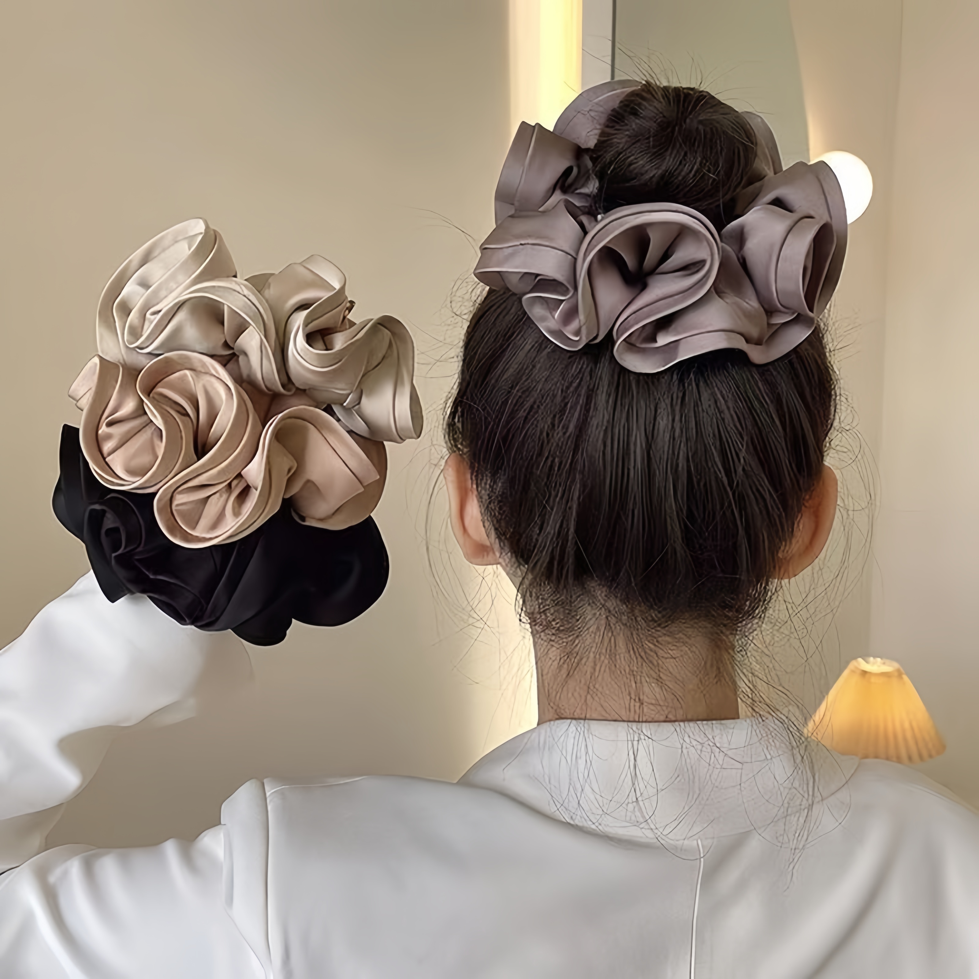 Korean Big Hair Tie Ribbon Scr - Satin Bow Tie recensie en prijs