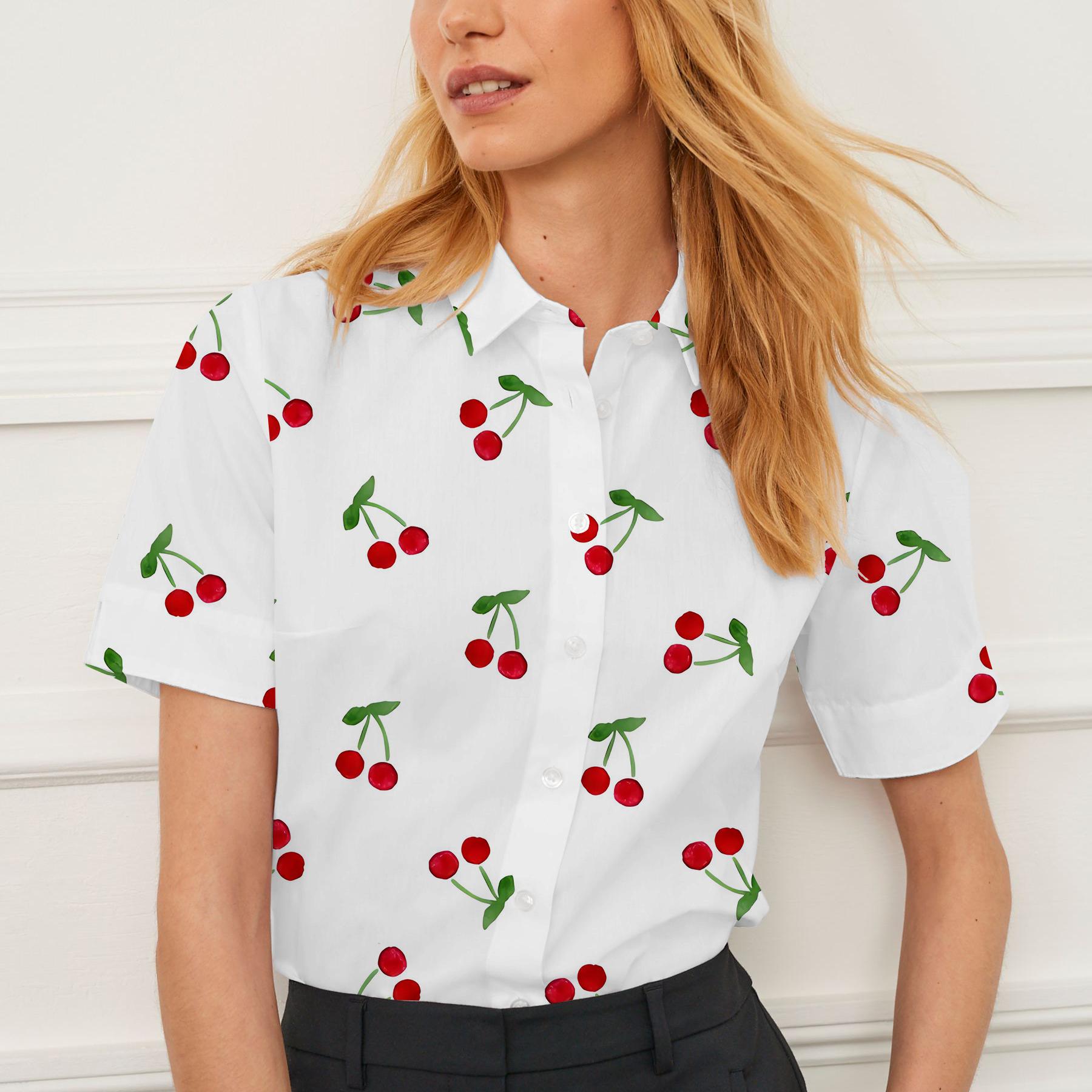 Summer women's 3D Print Shirt  - Men Formal Wear Design recensie en prijs