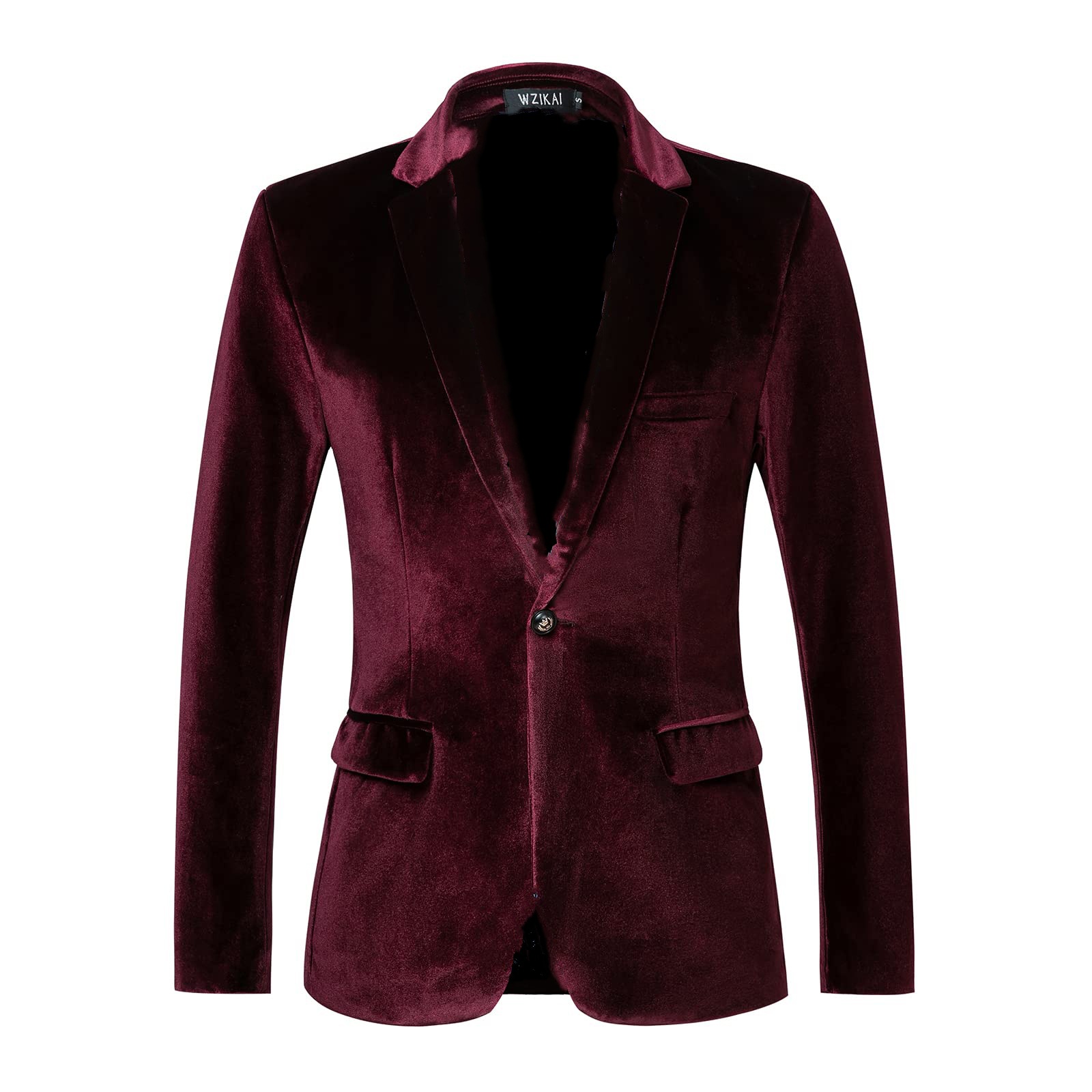 Men's Slim Fit Velvet Blazer J - Men'S Gothic Formal Wear recensie en prijs
