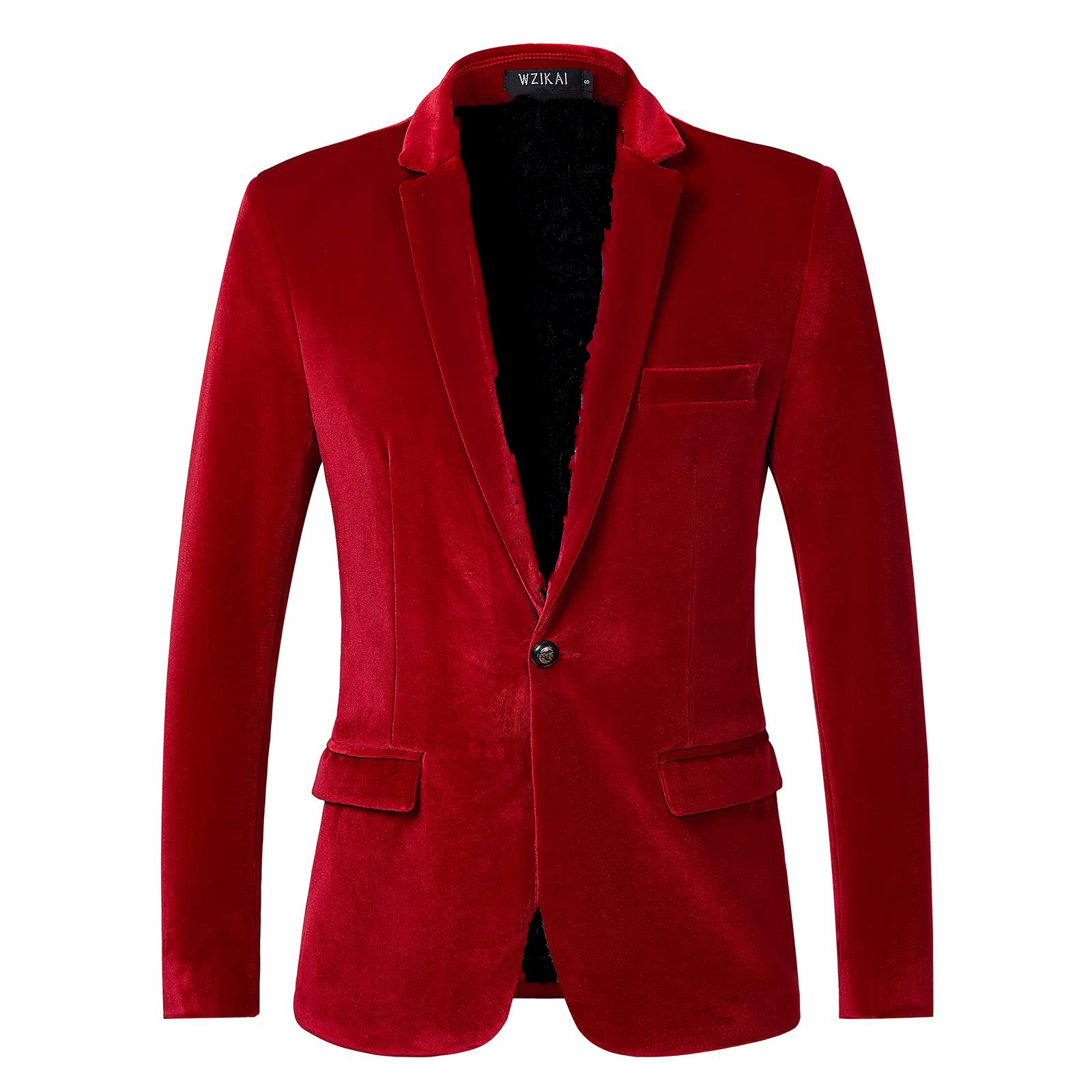 Men's Slim Fit Velvet Blazer J - Men'S Gothic Formal Wear recensie en prijs