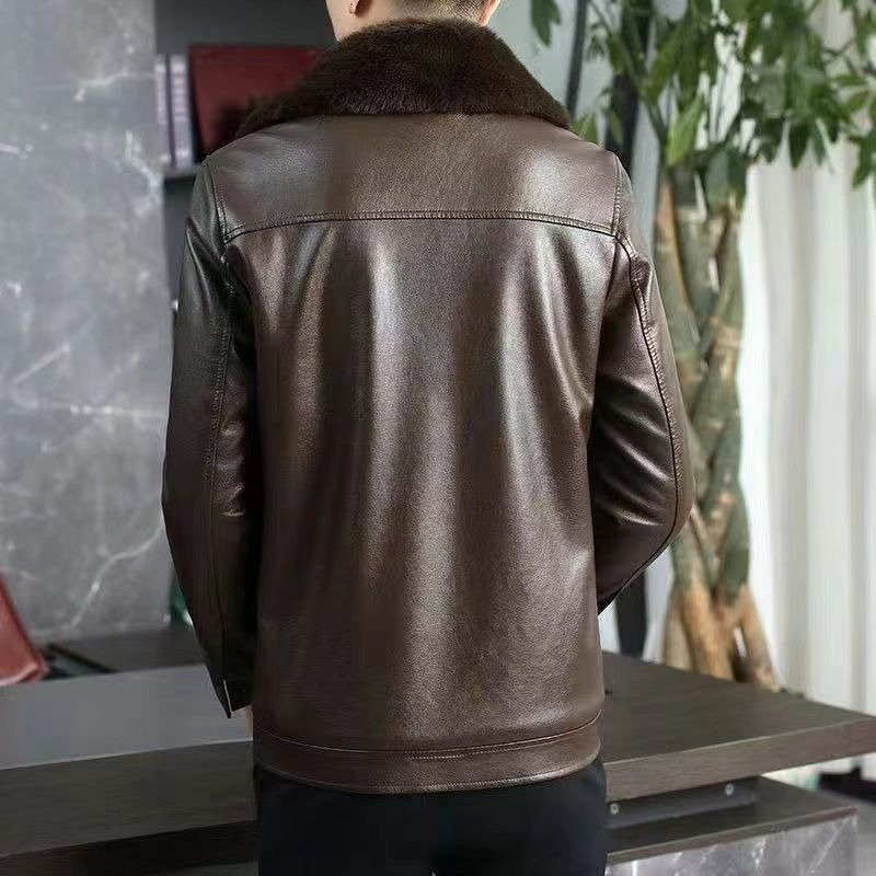 Winter Leather Coat for Men Wa - Men Formal Wear Design recensie en prijs