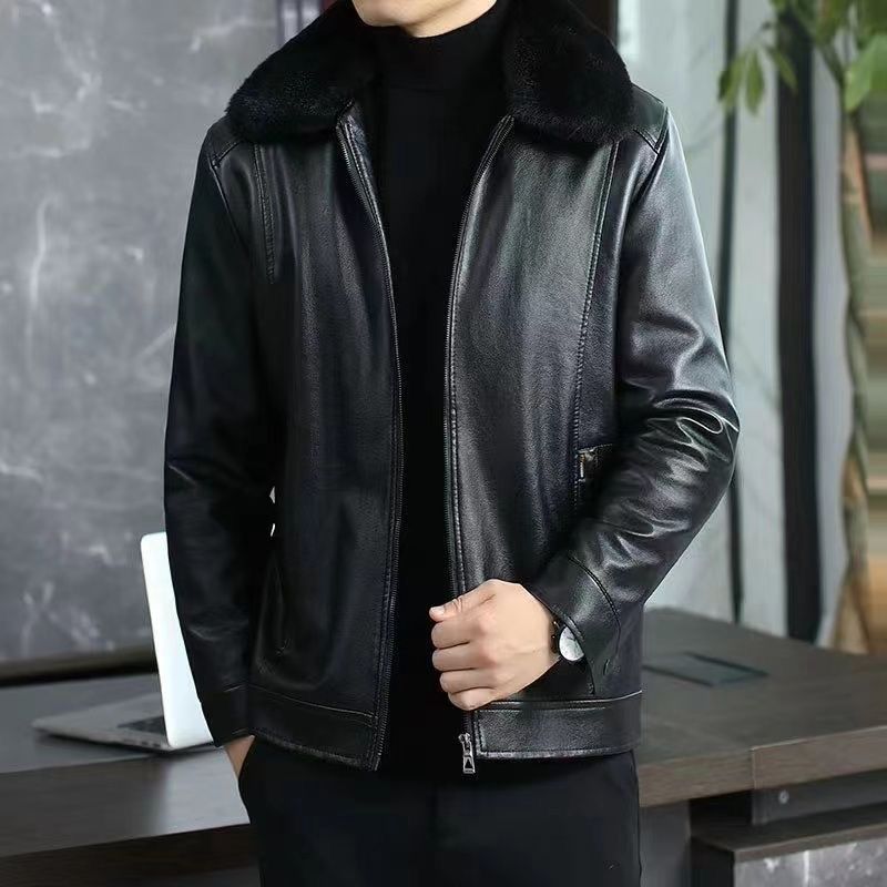 Winter Leather Coat for Men Wa - Men Formal Wear Design recensie en prijs