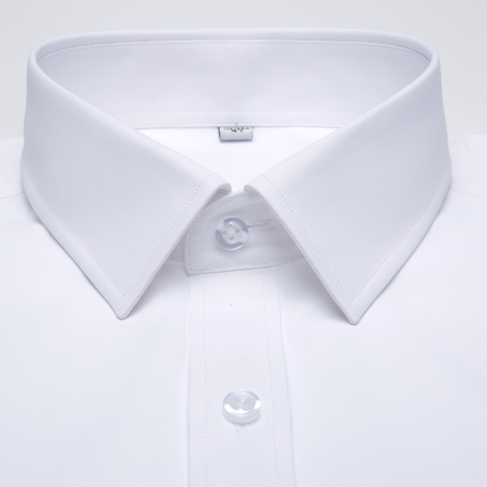 White Solid Color Men's Long S - Men Formal Office Wear Shirts recensie en prijs