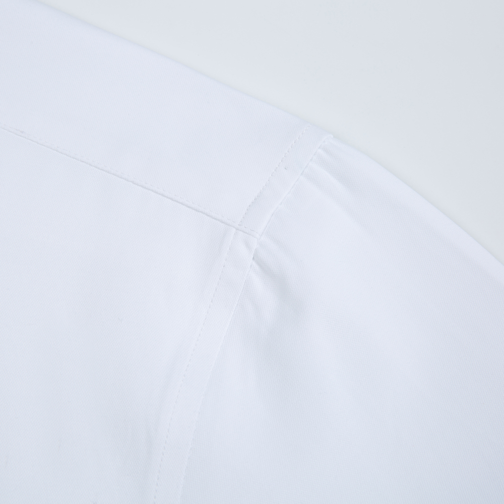 White Solid Color Men's Long S - Men Formal Office Wear Shirts recensie en prijs
