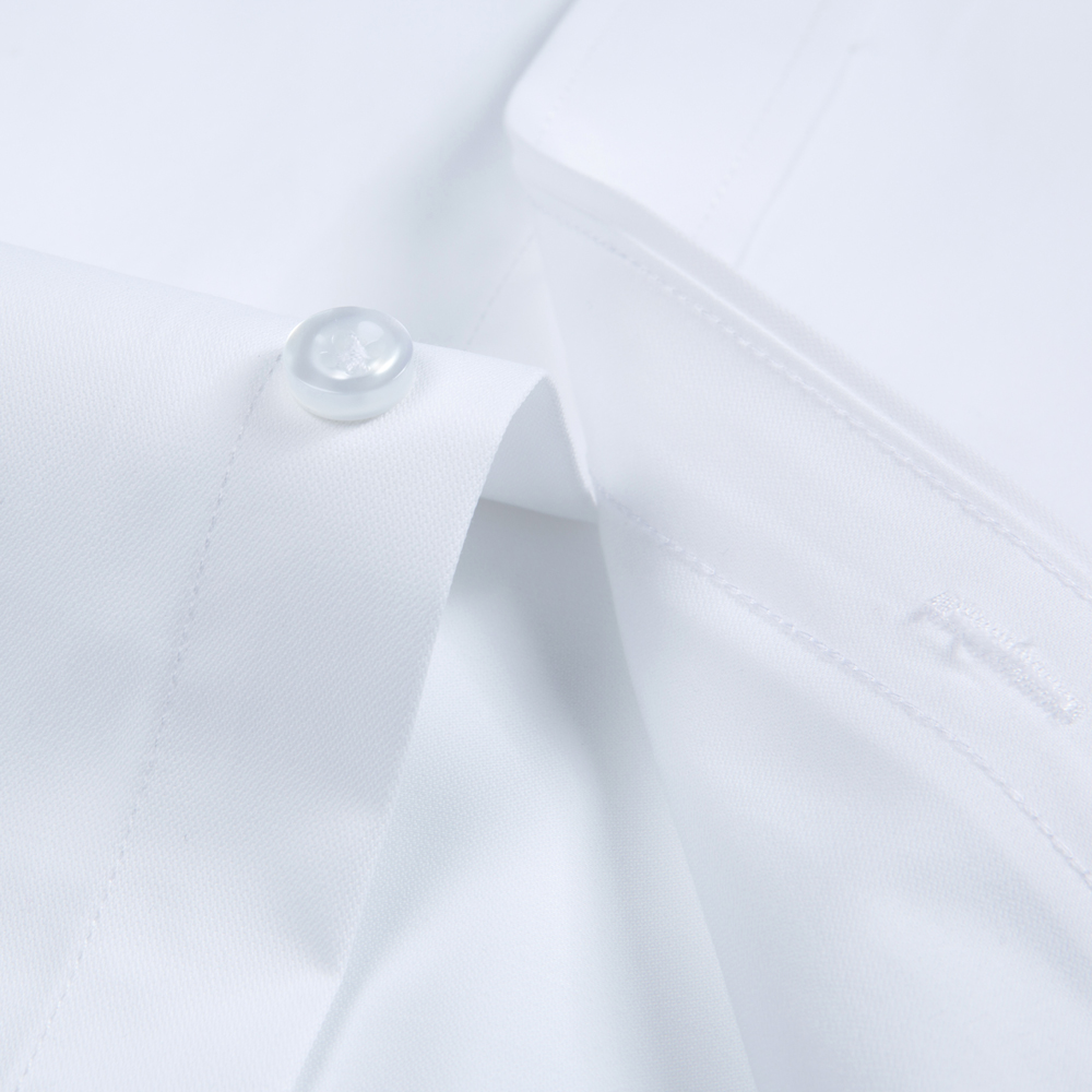 White Solid Color Men's Long S - Men Formal Office Wear Shirts recensie en prijs