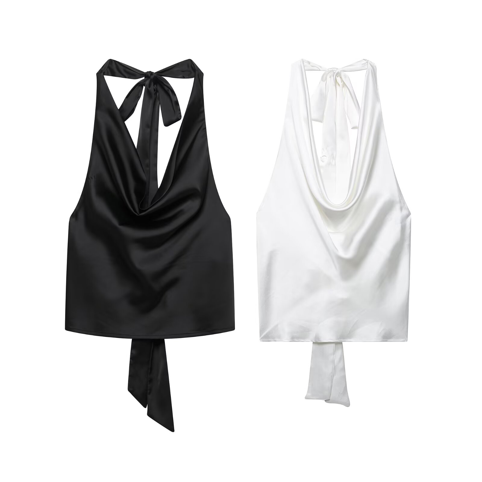 Zevity 2025 Women Sexy Sleevel - Satin Bow Tie recensie en prijs
