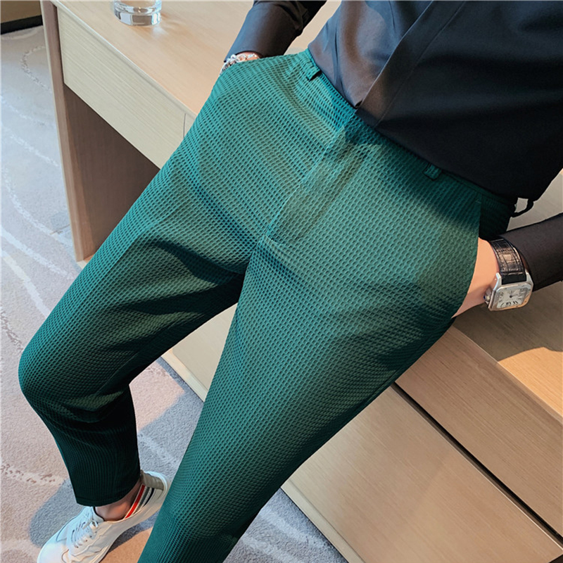 2024 Autumn New Waffle Stretch - Men'S Formal Style recensie en prijs