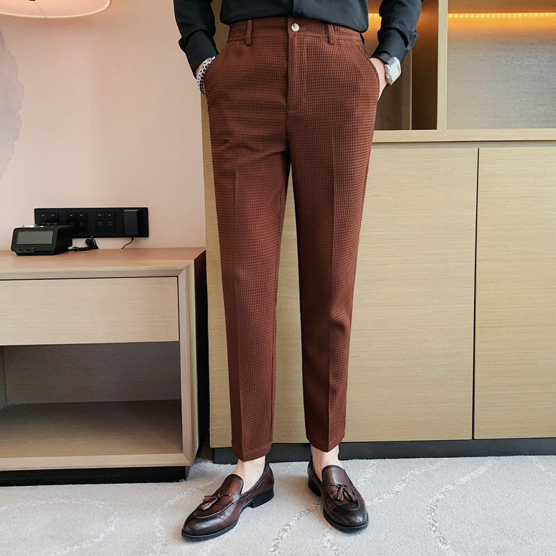 2024 Autumn New Waffle Stretch - Men'S Formal Style recensie en prijs