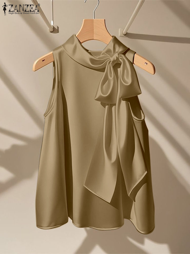 ZANZEA Elegant Blouses Bow Tie - Satin Bow Tie recensie en prijs