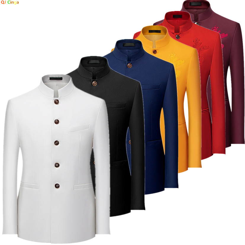 2026 Men's Chinese Style Long  - Men Formal Wear Jacket recensie en prijs