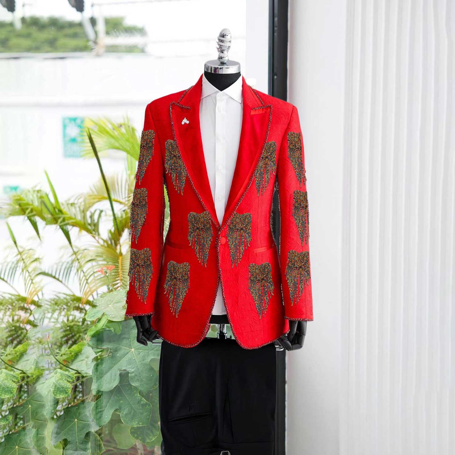 Fashion Wedding Men Suit Cryst - Formal Wear For Men Black Suit recensie en prijs