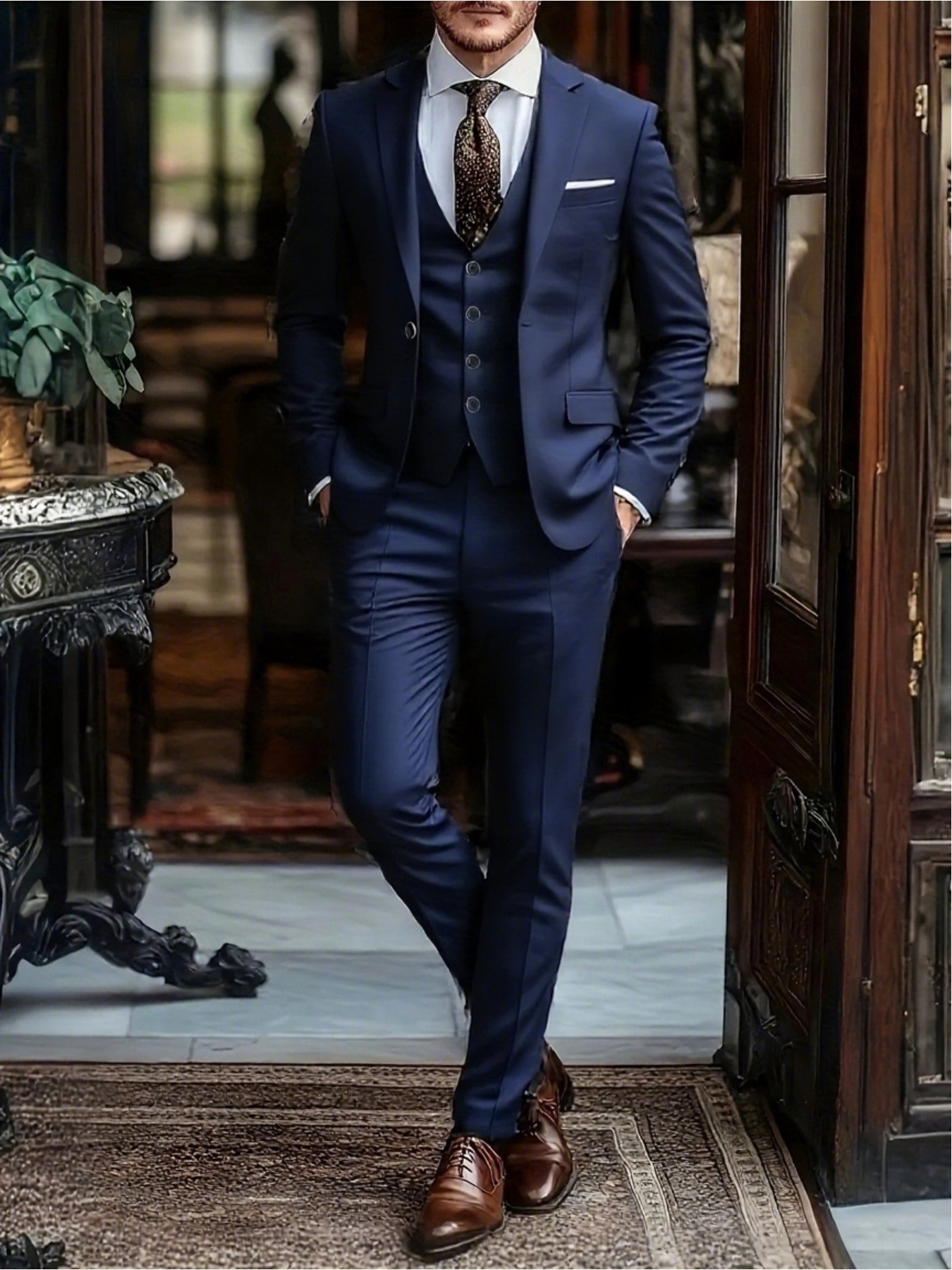Men's Tailored Look 3-Piece Su - Mens Formal Look recensie en prijs