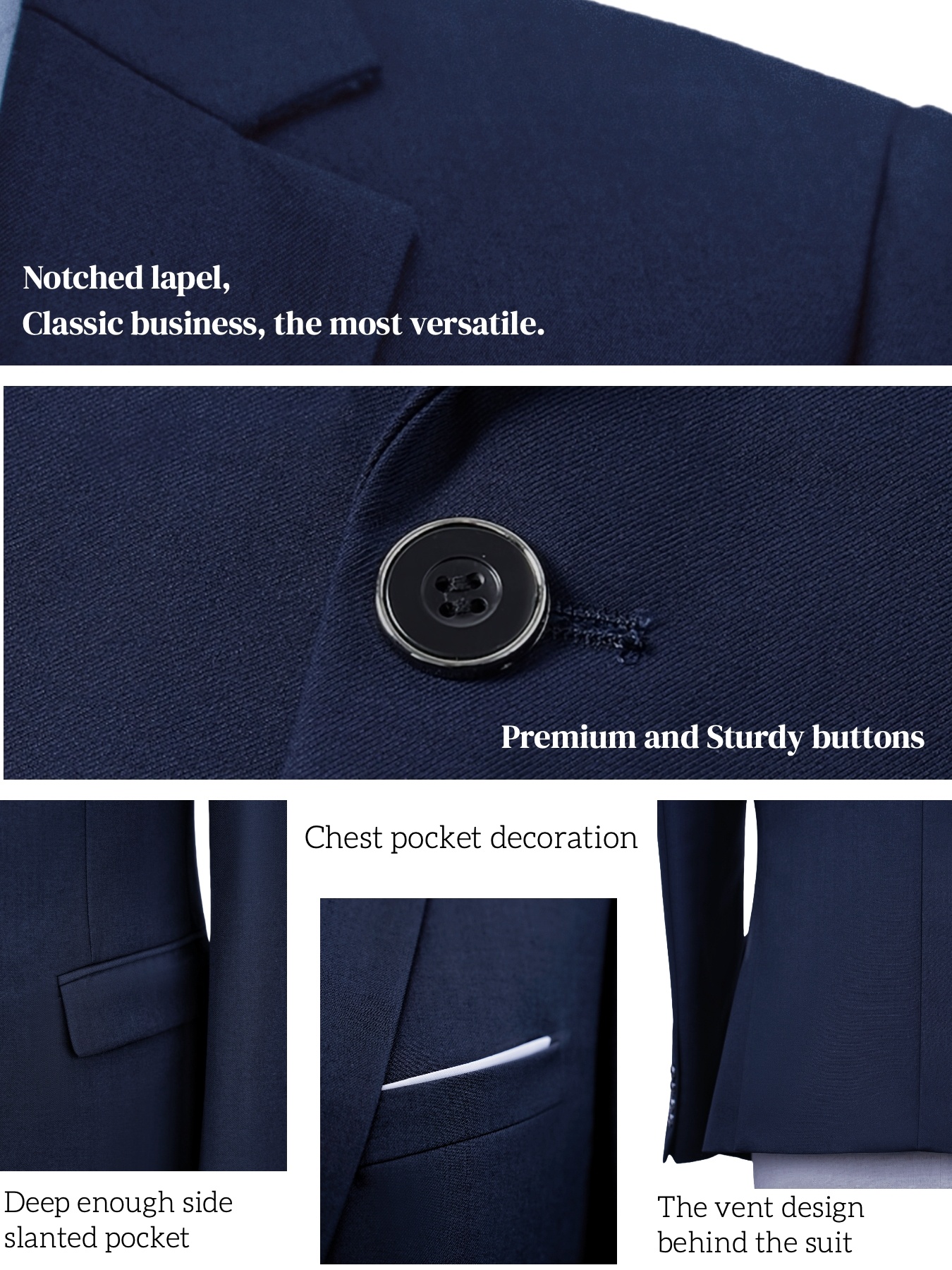 Men's Tailored Look 3-Piece Su - Mens Formal Look recensie en prijs
