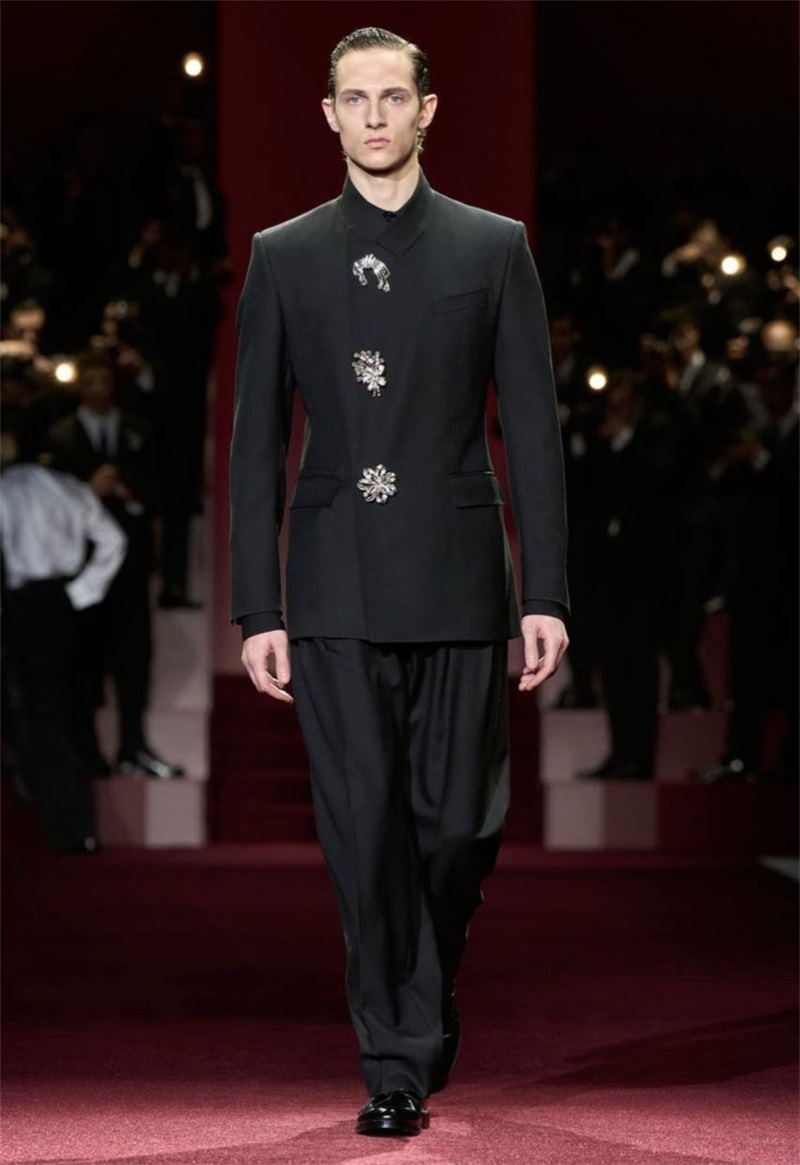 Black Crystals Men Suit Set 2  - Formal Wear For Men Black Suit recensie en prijs