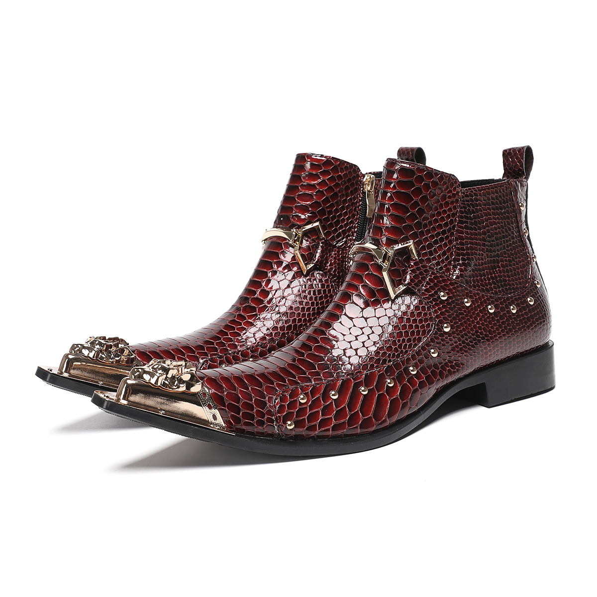 Fashion Metal Pointed Toe Genu - Men'S Formal Style recensie en prijs