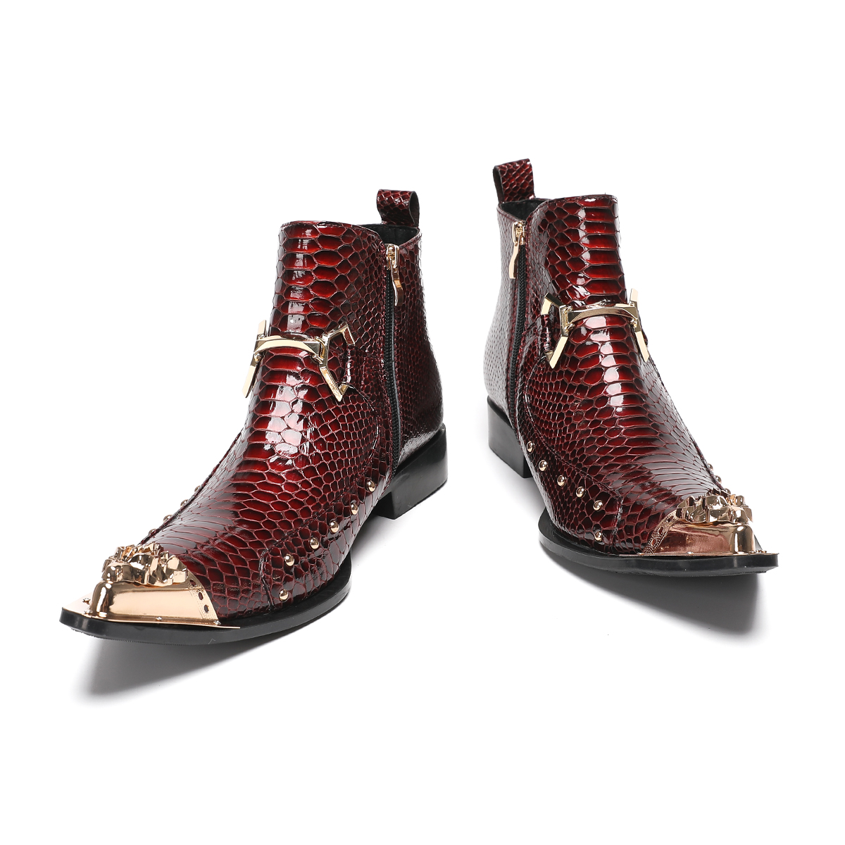 Fashion Metal Pointed Toe Genu - Men'S Formal Style recensie en prijs