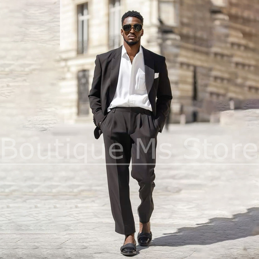 Dark Brown Men's Suit 2 Piece  - Men Formal Wear For Wedding recensie en prijs