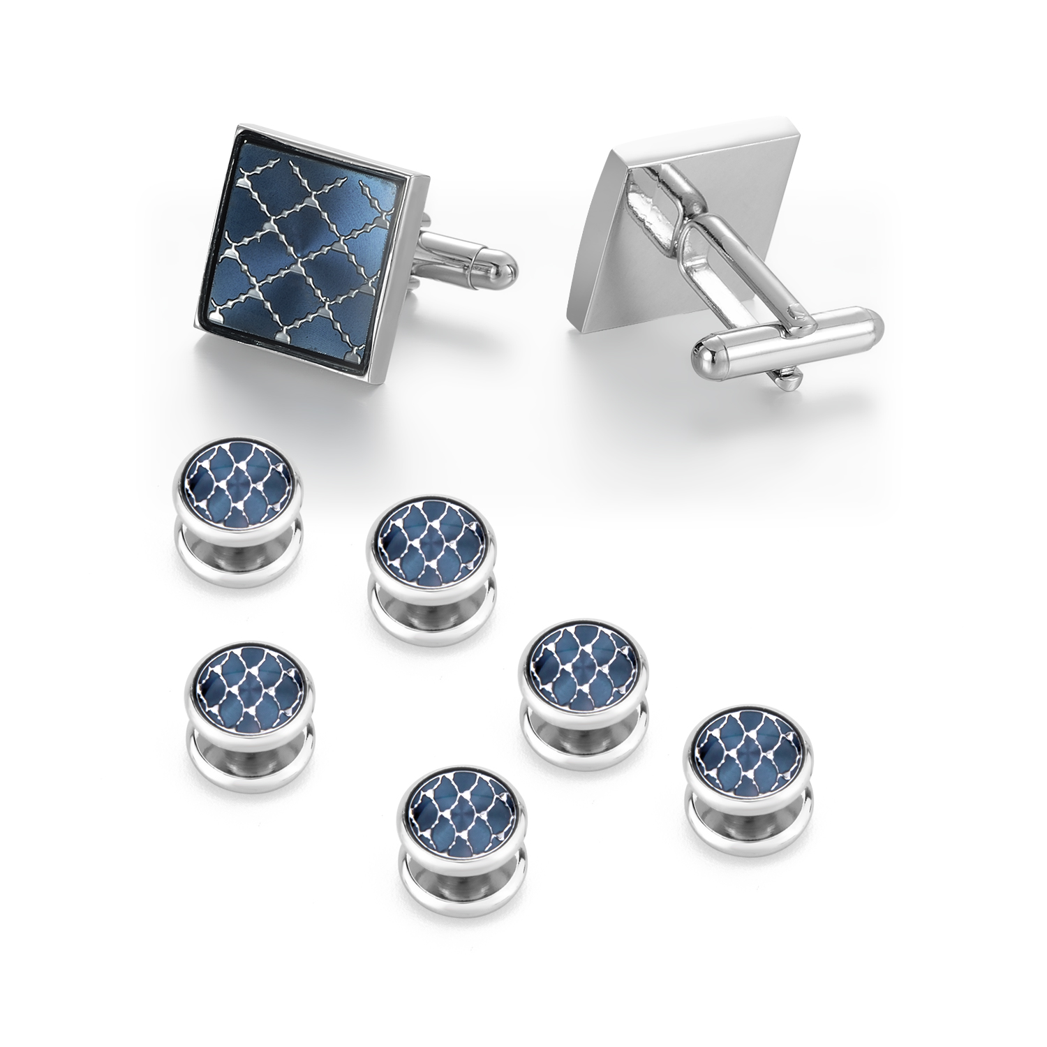 Cufflinks And Studs Set Shirt  - Dress Shirt French Cuff recensie en prijs