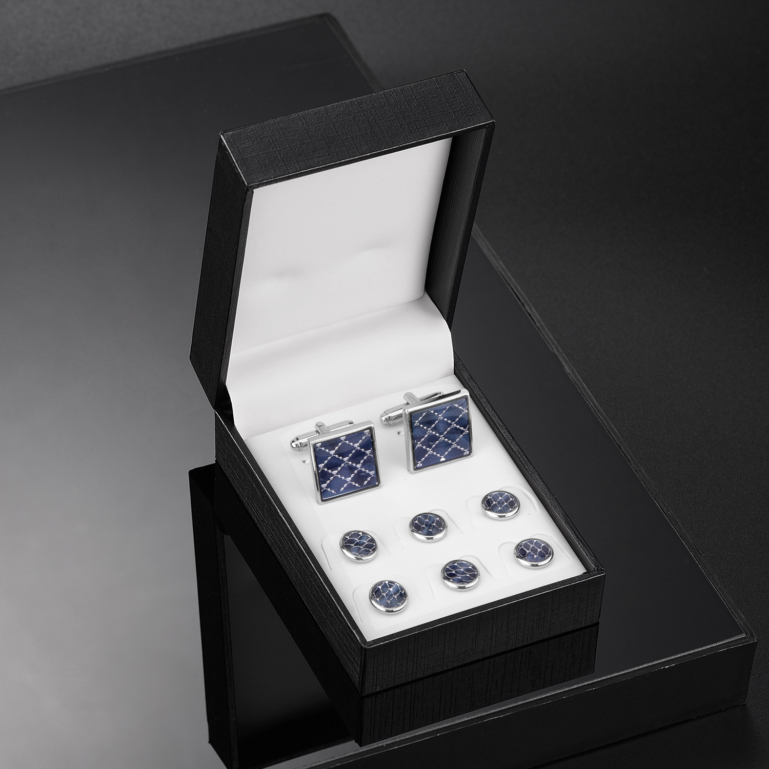 Cufflinks And Studs Set Shirt  - Dress Shirt French Cuff recensie en prijs
